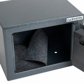 Сейф мебельный DASWERK SC-170EL (170х230х170 мм), электронный замок, графит, 291338
