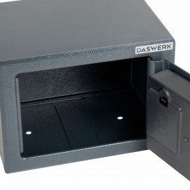 Сейф мебельный DASWERK SC-170EL (170х230х170 мм), электронный замок, графит, 291338
