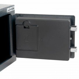 Сейф мебельный DASWERK SC-170EL (170х230х170 мм), электронный замок, графит, 291338
