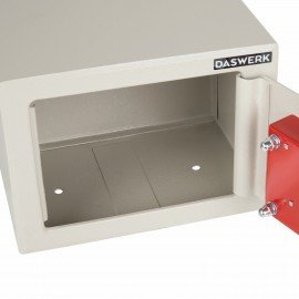 Сейф мебельный DASWERK SC-170KL (170х230х170 мм), ключевой замок, бежевый, 291339