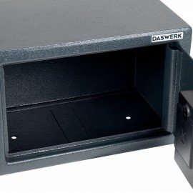 Сейф мебельный DASWERK SC-200EL (200х310х200 мм), электронный замок, графит, 291341