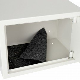 Сейф мебельный DASWERK SC-250KL (250х350х250 мм), ключевой замок, бежевый, 291344