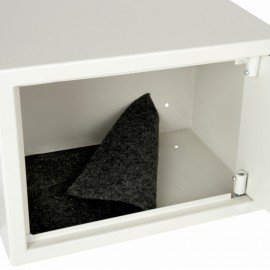 Сейф мебельный DASWERK SC-250EL (250х350х250 мм), электронный замок, бежевый, 291345