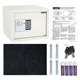 Сейф мебельный DASWERK SC-250EL (250х350х250 мм), электронный замок, бежевый, 291345