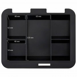 Ящик для денег, ценностей, документов, печатей, 90х160х200 мм, ключевой замок, серебристый, BRAUBERG, 291352