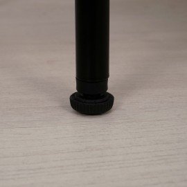 Стеллаж на металлокаркасе "Валенсия-15", 455х300х1555 мм, 5 полок, черный, СТВ15 Ч