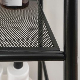 Стеллаж на металлокаркасе "Валенсия-25", 655х300х1555 мм, 5 полок, черный, СТВ25 Ч