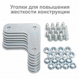Стеллаж металлический BRABIX "MS 220/30-6", 2200х1000х300 мм, 6 полок, 291373