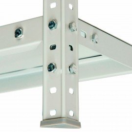 Стеллаж металлический BRABIX "MS 220/60-6", 2200х1000х600 мм, 6 полок, 291376