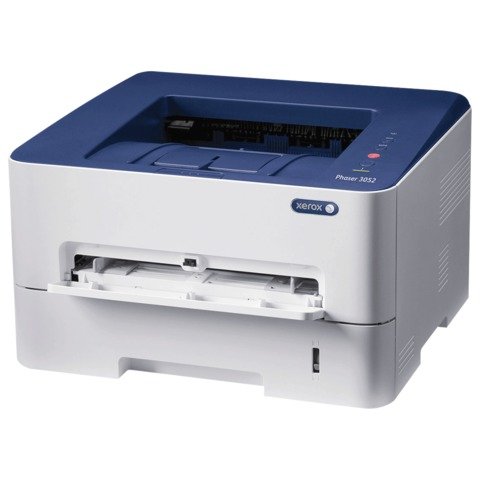 Принтер лазерный XEROX Phaser 3052NI, А4, 26 стр./мин., 30000 стр./мес., WiFi, сетевая карта, 3052V_NI