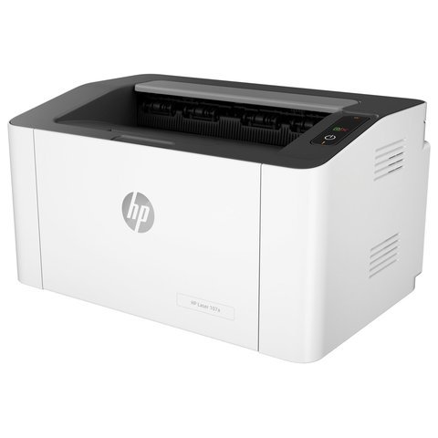 Принтер лазерный HP Laser 107a А4, 20 стр./мин, 10000 стр./мес., 4ZB77A