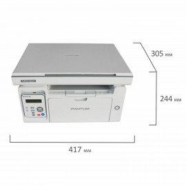 МФУ лазерное PANTUM M6506NW "3 в 1", А4, 22 стр./мин., 20000 стр./мес., Wi-Fi, сетевая карта