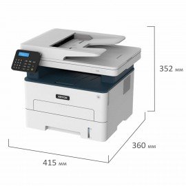 МФУ лазерное XEROX B225 "3 в 1", А4, 34 стр./мин., 30000 стр./мес, ДУПЛЕКС, АПД, Wi-Fi, сетевая карта, B225V_DNI