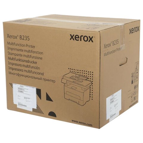 МФУ лазерное XEROX B235 "4 в 1", А4, 34 стр./мин, 30000 стр./мес., ДУПЛЕКС, АПД, Wi-Fi, сетевая карта, B235V_DNI