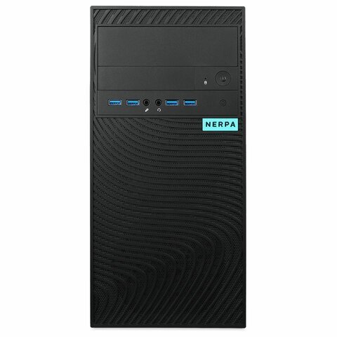Системный блок NERPA INTEL Celeron G5900 3,5 ГГц / 8 Gb / 1 Tb / Windows 10 Pro / черный