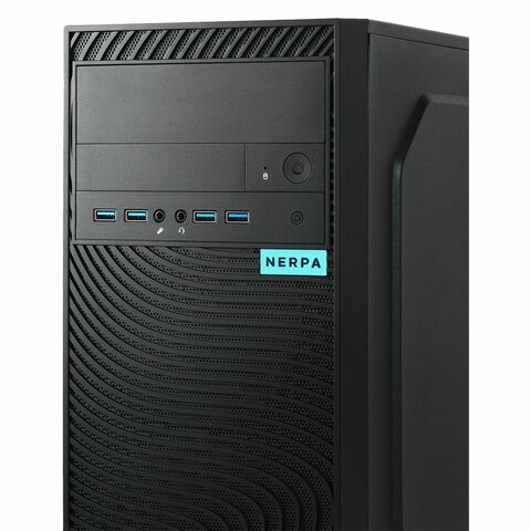 Системный блок NERPA Pentium G6400 4 ГГц / 8 Gb / 256 Gb SSD / Windows 10 Pro / черный