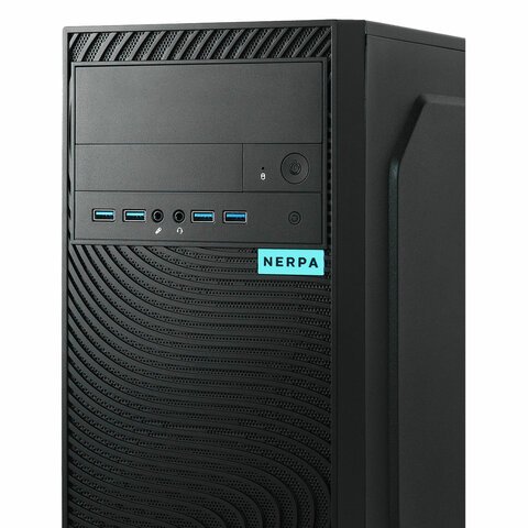 Системный блок NERPA INTEL Core i5-12400 2,5 ГГц / 32 Gb / 1 Tb SSD / Windows 10 Pro / черный
