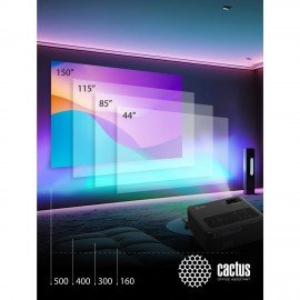 Проектор CACTUS CS-PRM.01B.WUXGA, LCD, 19000лм, 2500:1, 1,8 кг