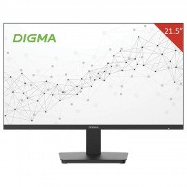 Монитор DIGMA Progress 22P201F 21.5" (55.4 см)/1920х1080/16:9/IPS/5ms/250cd/HDMI/VGA/черный, DM22SB02