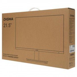 Монитор DIGMA Progress 22P201F 21.5" (55.4 см)/1920х1080/16:9/IPS/5ms/250cd/HDMI/VGA/черный, DM22SB02