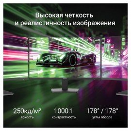 Монитор DIGMA Progress 22P201F 21.5" (55.4 см)/1920х1080/16:9/IPS/5ms/250cd/HDMI/VGA/черный, DM22SB02