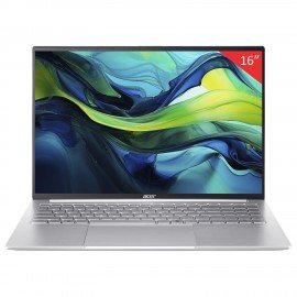 Ноутбук ACER Swift Lite 16 SFL16-51M-54BL 16", Core Ultra 5 115U, 16 Гб, SSD 512 Гб, серый, NX.D3UCD.002