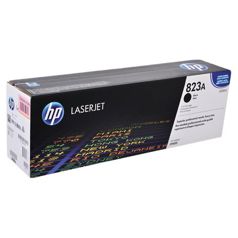 Картридж лазерный HP (CB380A) ColorLaserJet CP6015 и др, №823A, черный, оригинальный, ресурс 16500 страниц