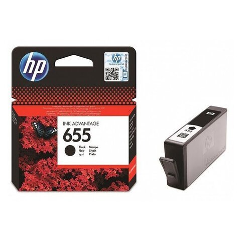 Картридж струйный HP (CZ109AE) Deskjet Ink Advantage 3525/5525/4515/4525 №655, черный, оригинальный