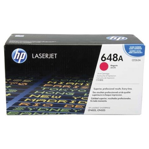 Картридж лазерный HP (CE263A) ColorLaserJet CP4025/4525, №647A, пурпурный, оригинальный, ресурс 11000 страниц