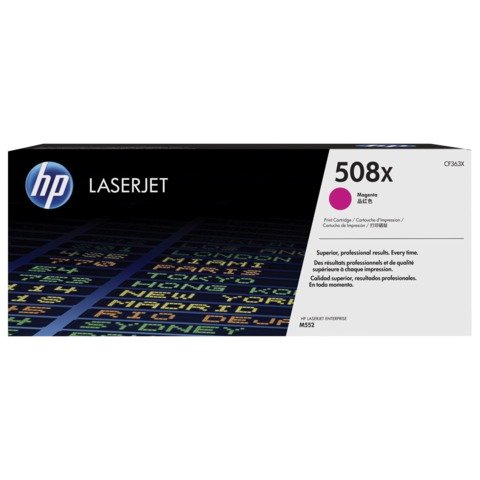 Картридж лазерный HP (CF363X) LaserJet Pro M552/M553, №508X, пурпурный, оригинальный, ресурс 9500 страниц