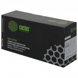 Картридж лазерный CACTUS (CS-C719) для CANON LBP-6300dn/6650dn/MF5840dn/5880dn, ресурс 2100 стр.