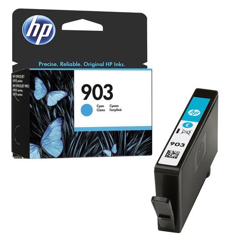 Картридж струйный HP (T6L87AE) OfficeJet 6950/6960/6970, №903, голубой, ресурс 315 стр., оригинальный