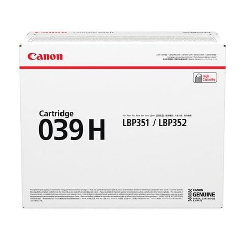 Картридж лазерный CANON (039H) i-SENSYS LBP 351x/352x, увеличенный ресурс 25000 стр., оригинальный, 0288C001
