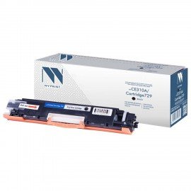 Картридж лазерный NV PRINT (NV-CE310A/729Bk) для HP M175nw/CP1025nw/CANON LBP7010C, черный, ресурс 1200 страниц