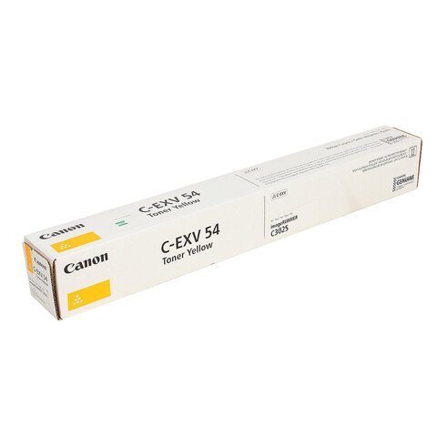 Тонер CANON (C-EXV54Y) C3025i, желтый, оригинальный, ресурс 8500 страниц, 1397C002