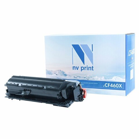 Картридж лазерный NV PRINT (NV-CF460X) HP Color Laser Jet M652/M653, черный, ресурс 27000 страниц, NV-CF460XBK