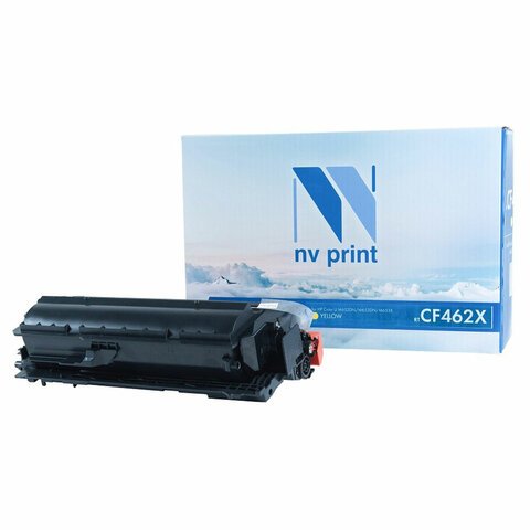 Картридж лазерный NV PRINT (NV-CF462X) HP Color Laser Jet M652/M653, желтый, ресурс 22000 страниц, NV-CF462XY