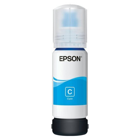 Чернила EPSON 112 (C13T06C24A) для СНПЧ EPSON L11160 /L15150 /L15160 /L6550/L6570, голубые, ОРИГИНАЛЬНЫЕ