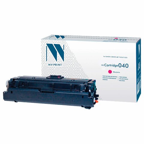Картридж лазерный NV PRINT (NV-040M) для Canon i-SENSYS LBP 710Cx/712Cx, пурпурный, ресурс 5400 страниц
