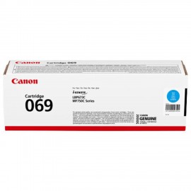 Картридж лазерный CANON (069C) i-SENSYS MF752Cdw/MF754Cdw, голубой, ресурс 1900 стр, ОРИГИНАЛЬНЫЙ, 5093C002