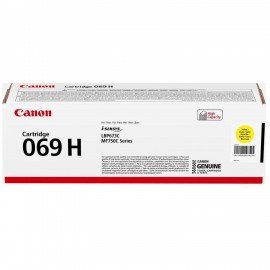 Картридж лазерный CANON (069HY) i-SENSYS LBP673Cdw/MF752Cdw/MF754Cdw, желтый, ресурс 5500 стр,, 5095C002