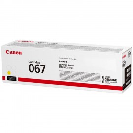 Картридж лазерный CANON (067Y) i-SENSYS LBP631Cw/LBP633Cdw, желтый, ресурс 1250 стр,, 5099C002