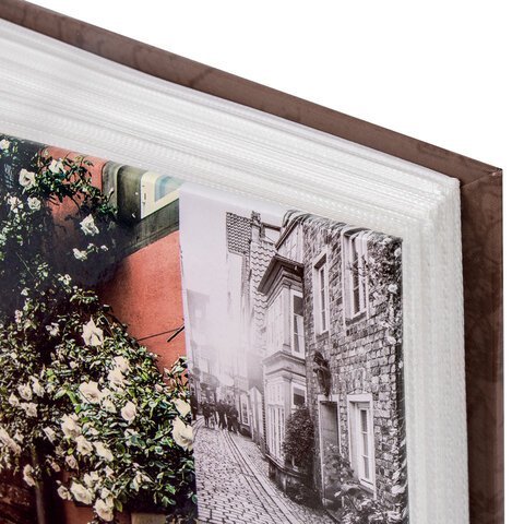 Фотоальбом BRAUBERG "Итальянские улочки" на 304 фото 10х15 см, твердая обложка, термосклейка, 391167