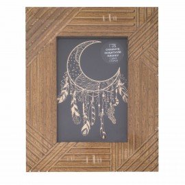 Рамка из мангового дерева BRAUBERG LOFT MANUSCRIPT, фото 10х15 см, стекло, 17х22 см, 391284