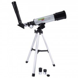 Телескоп рефрактор астрономический настольный, увеличение 90х, объектив 50 мм, фокус. 360 мм, видоискатель, 50360, BRAUBERG KIDS, 391396