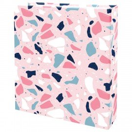 Фотоальбом BRAUBERG на 200 фото 10*15см, твердая обложка, "Terrazzo", 391423