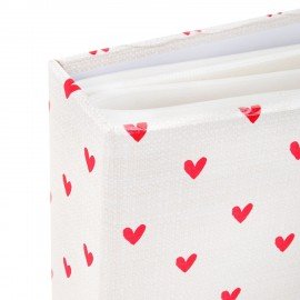 Фотоальбом BRAUBERG на 200 фото 10*15см, твердая обложка, "Cute hearts", 391427