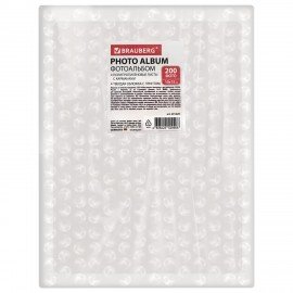 Фотоальбом BRAUBERG на 200 фото 10*15см, твердая обложка, "Paradise", 391429