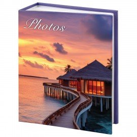 Фотоальбом BRAUBERG на 200 фото 10*15см, твердая обложка, "Paradise", 391429