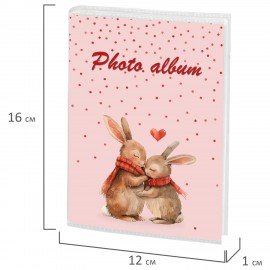 Фотоальбом BRAUBERG на 36 фото 10*15 см, мягкая обложка, "Cute love", 391432